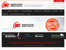 Tablet Screenshot of innovativemedicalsupplies.com